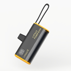 2025 <span class=keywords><strong>mini</strong></span> 5000mAh ngân hàng điện được xây dựng trong Loại-C Cáp LED hiển thị dây buộc di động khẩn cấp điện thoại di động sạc cho iPhone Samsung - Product Image 5