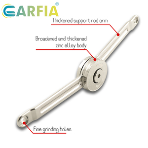 <span class=keywords><strong>Garfia</strong></span> Bisagra de elevación y soporte para puerta de armario de cocina, de aleación de zinc niquelada, con ajuste de tapa abatible y cierre suave, Modelo LS-04 - Product Image 6