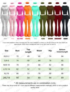 Valentinstag Süße Reißverschluss-Hoodies Langarm Crop Top Bodycon Schlaghose Trainingsanzüge Maßgeschneiderte Damen Zweiteiler Hosen-Set 2026 - Product Image 2