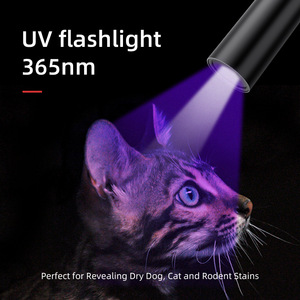 365nm UV Torch taşınabilir Pet İdrar akrep dedektörleri alüminyum alaşım Usb şarj edilebilir UV el feneri özelleştirmek logosu - Product Image 4