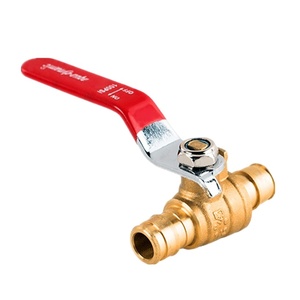 Alta calidad en línea EE. UU. Ecológico Cobre forjado Cuerpo de dos piezas 1/2 "Mango rojo PEX F1960 <span class=keywords><strong>Wirsbo</strong></span> Válvula de bola de latón - Product Image 3