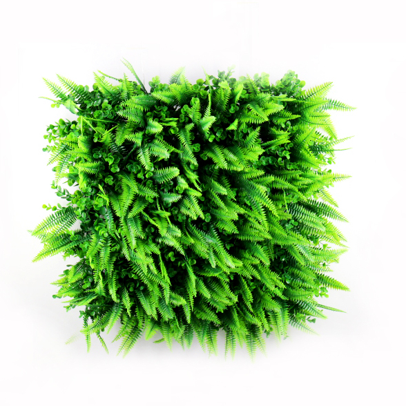 50x50 Vertical Garden Decor Artificial Boxwood Grass Fence Panel Environmental Plastic Foliage Green Artificial Hedge Wall