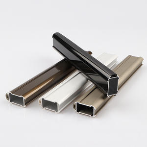 Aluminum Wardrobe <strong>Clothes</strong> <strong>Hanging</strong> Tube Rail <strong>Railing</strong> Furniture Cloakroom Fittings - Product Image 4