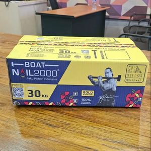 Clavos Cuadrados para Barcos de Grado Marino – Acabado en Zinc Dorado de Alta Adhesión 2” X 11 BWG 30kg - Product Image 1