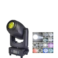 Projecteur LED 300W BSW 3-en-1 Beam Spot Wash à tête mobile DMX512 avec zoom, lumière de scène hybride pour concert, DJ, club, mariage