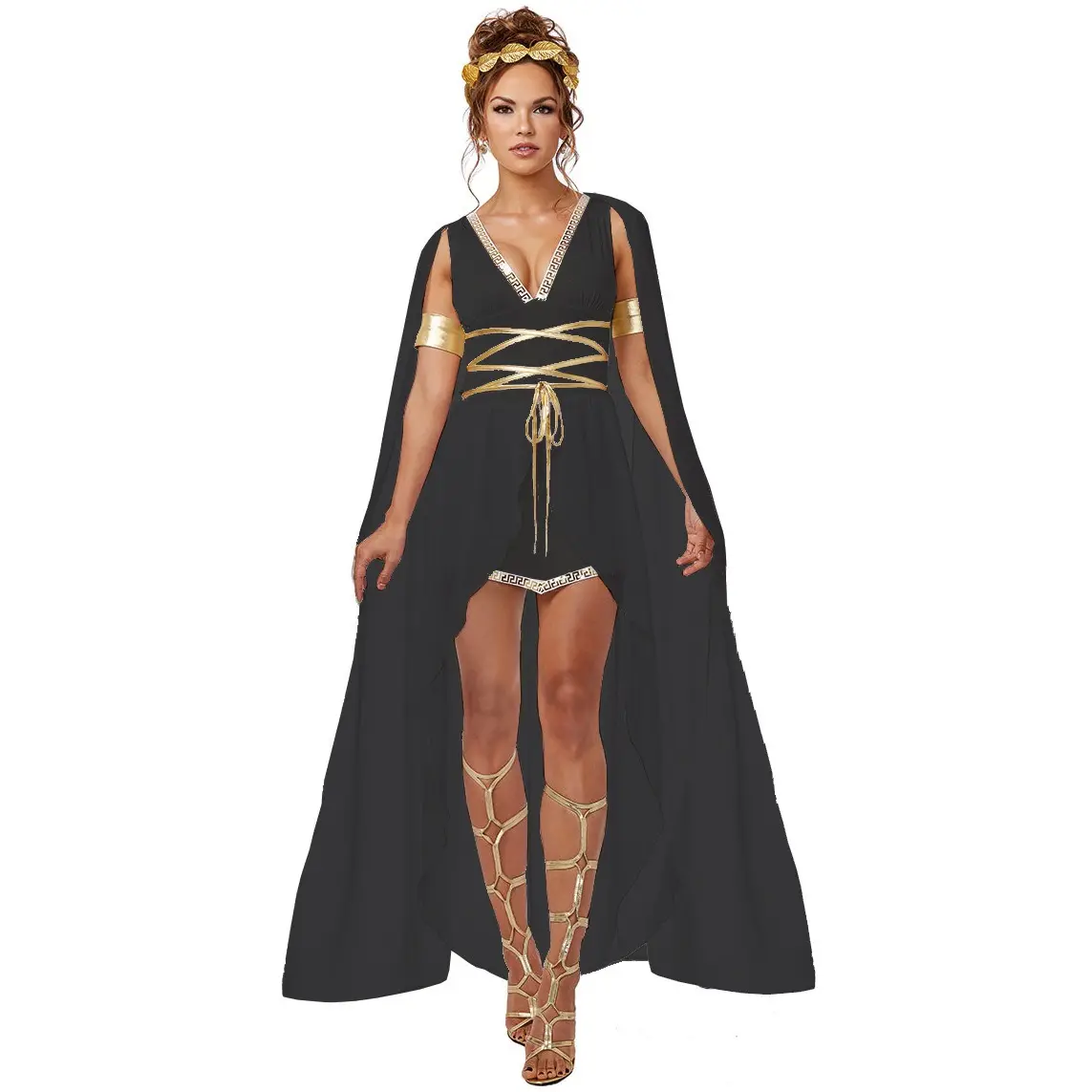 Vestido de carnaval de 2024 imperatriz imperial fantasia de deusa grega para mulheres Halloween