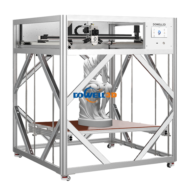 Dowell 3dPrinter DM1020-10plus Large Industrial 3d Printer 500mm/s High Speed 3d Sculpture Prototype Printer With Auto Leveling