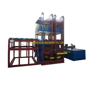 Anti Slip Corrugated Fine Ribbed Rubber Floor Mat vulcanizing press machine