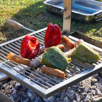 Barbecue moderne de camping, saveur authentique argentine, barbecue de style toscan, barbecue Santa Maria, fabriqué en acier inoxydable durable