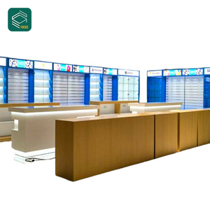 Cao cấp kính hiển thị giới thiệu tùy chỉnh bằng gỗ trường hợp điện thoại hiển thị đứng điện thoại di động hiển thị kệ - Product Image 6