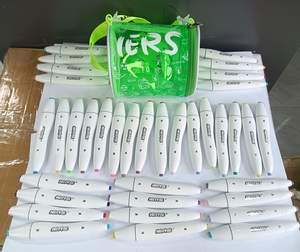 ชุดปากกามาร์กเกอร์ศิลปะ36สีไม่เป็นพิษปากกาสองหัวสำหรับวาดภาพและระบายสีเด็ก - Product Image 3