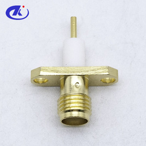 Hot Bán RF Coaxial SMA Nữ Hàn Mặt Bích 2 Lỗ Nối - Product Image 5