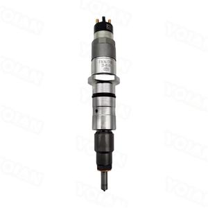 Inyector de combustible diésel de piezas de excavadora 6754-11-3102 6754-11-3011 inyector 0445120236 para motor de excavadora de dos piezas 4D107 6D114 - Product Image 1