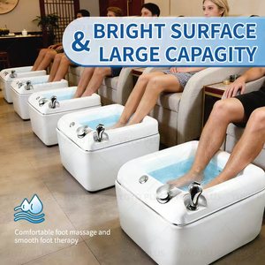 Bañera de Masaje Relajante para Pies - <span class=keywords><strong>YOYO</strong></span> PLUS con Recipiente de Acrílico, Chorros de Burbujas y 7 Luces LED para una Terapia de Pies Definitiva - Product Image 1