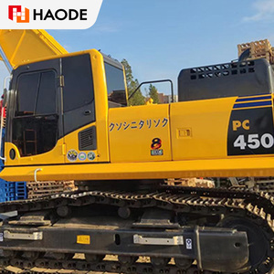 Excavatrice d'occasion Komatsu PC450-8 450 PC450 de 45 tonnes, modèle 2018, grande machine avec pompe hydraulique, PLC et composants essentiels (roulements) à vendre - Product Image 1