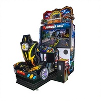 Machine de jeu d'arcade de course palpitante Tianxing avec matériaux en verre et PVC, à monnayeur, pour divertissement adulte
