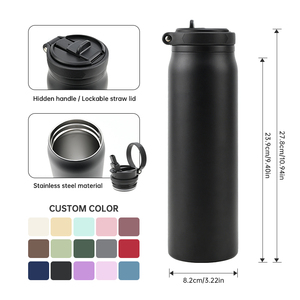 Custom Logo 32oz 1000ml Travel Double Wall Vacuum <b>Flask</b> BPA-Free Leak-Proof Sports Water Bottle stainless steel - Product Image 4