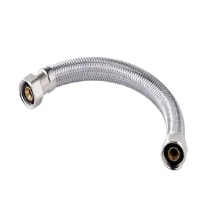 Green Valve Stainless Steel Flexible Connection 1/2 " ss braided metal Kitchen hose