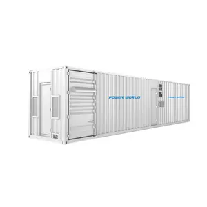 Power World container bess solar battery a Raffreddamento a Liquido di Energia per il Sistema di Contenitori al Litio