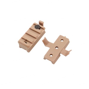 Adaptateurs de rail tactiques verts en ABS pour casques de moto – Rails latéraux universels de protection - Product Image 3