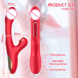 Vibrador de Punto G Personalizado AITT, Nuevo Juguete Sexual, Fuerte Vibración, Silicona, Masajeador de Clítoris, Apto para Mujeres, Vibrador de Succión - Product Image 3