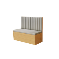 Chaise de restaurant murale en PVC au design moderne et simple, idéale pour barbecue, restaurant de fondue, salon de thé, café - Modèle commercial personnalisé