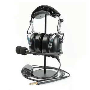 Ground Support Headset Aviation Headset With M- 1/ DC Amplified Dynamic Noise Cancelling Microphone