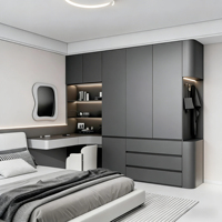 Armoire sur mesure de luxe, dressing moderne pour chambre à coucher