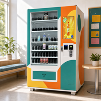 Distributeur automatique de boissons combinées avec SDK, écran tactile 22 pouces, accepteur de cartes de crédit, gestion cloud, ADA, paiement par jetons