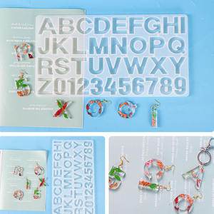 <span class=keywords><strong>Molde</strong></span> <span class=keywords><strong>de</strong></span> Silicona con <span class=keywords><strong>Letras</strong></span> y Números <span class=keywords><strong>para</strong></span> Resina Epoxi y Jabón A-Z - Product Image 2