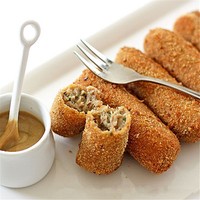 Usine 220V Croquetas/Croquette faisant la Machine/Machine à incruster petit moulage formant extrusion pour les roulements de noyau de boulangeries