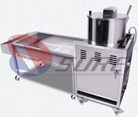 Bouilloire commerciale en acier inoxydable, machine à popcorn de maïs à vendre/machine à popcorn industrielle