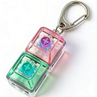 Vente en gros de Keycaps Anime personnalisés pour cadeaux de fête, jouets de décompression de bureau, Keycap LED, porte-clés Fidget, clavier mécanique