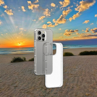 Étui de téléphone portable sportif antichoc en TPU souple transparent Moni sans support pour 16/13 Pro Max/12 Promax/11 XS/XR/X