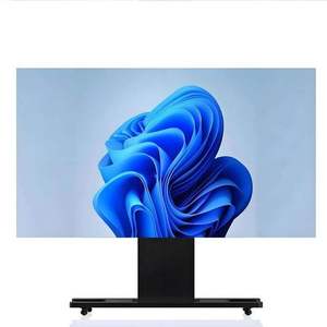 High quality movable 180-degree <b>folding</b> LED digital <b>screen</b> hydraulic lifting system 3000x1687mm 16:9 display indoor/outdoor use - Product Image 1