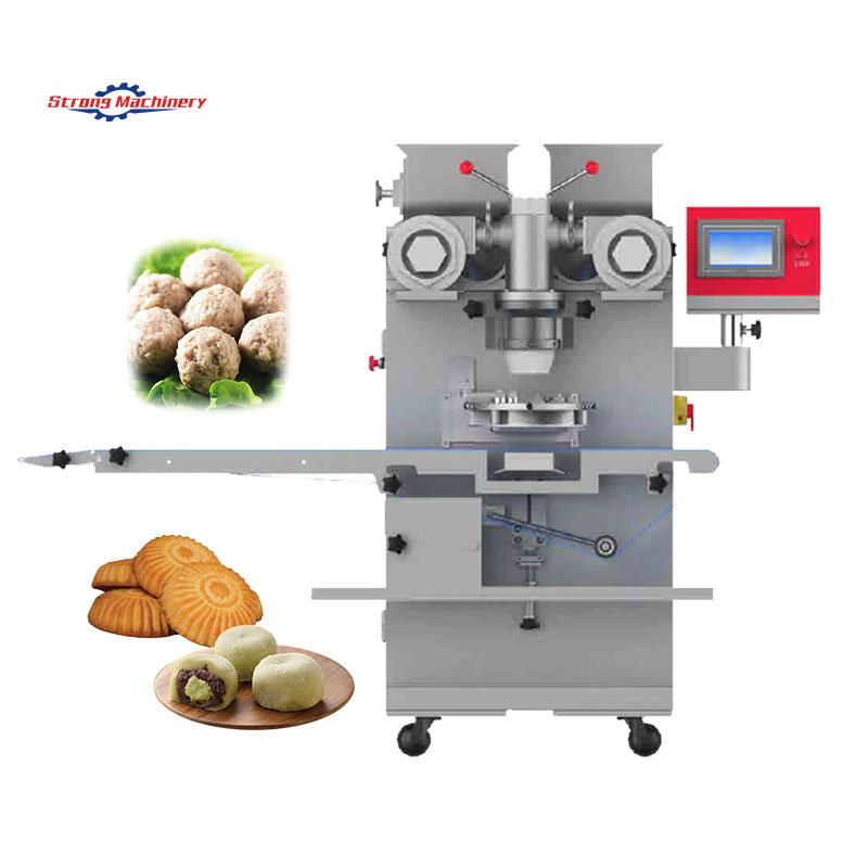 Encrusting Machine Mini Multi Product Meat-Filled Rice Balls Making Encrusting Machine