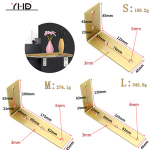 Thép không gỉ treo tường kim loại kệ tủ hỗ trợ chân đế - Product Image 3