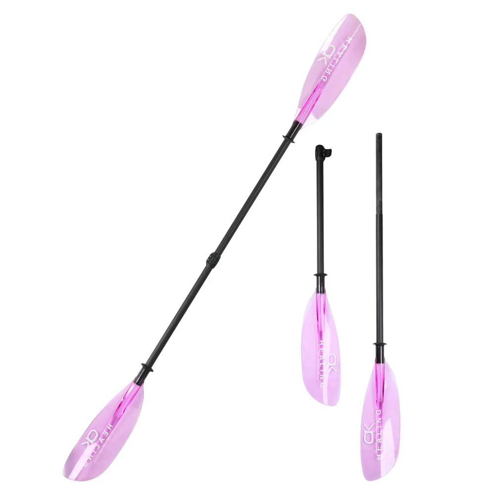 PP doppia lama Kayak Paddle accessorio gonfiabile Stand Up Paddle Surf ABS lama 3K fibra di carbonio + fibra di vetro peso leggero