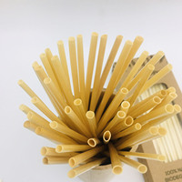 100% biodégradable Foin Pailles De Blé Naturel Pailles à Boire