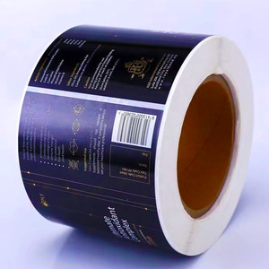 Etiquetas <span class=keywords><strong>de</strong></span> Vino con Estampado en Caliente <span class=keywords><strong>de</strong></span> Textura <span class=keywords><strong>de</strong></span> Lujo, Adhesivo Impermeable para Botellas <span class=keywords><strong>de</strong></span> Vidrio - Product Image 2