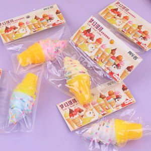 Squeeze Colorful Rainbow Ice Cream Squishies Fidget Toy Stress Relief Fun Restaurant Decor for Girls Boys - Product Image 3