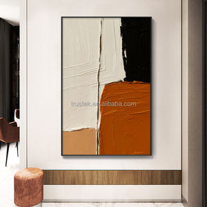 Offerta a Tempo Limitato: Opere Minimaliste in Stile Wabi-sabi, Stampe Digitali ad Acquerello con Effetto Specchio, Dipinti su Cristallo - Product Image 5