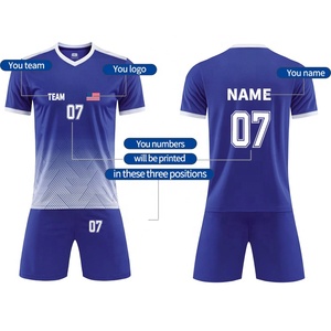 Chất lượng hàng đầu đồng phục bóng đá thiết lập hoàn toàn thăng hoa bóng đá Kit với tùy chỉnh thiết kế và logo bóng đá Jersey bóng đá mặc - Product Image 3