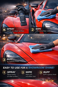 GRAPHONEX BOROPHENE Nano Coating Gray Transparent 12 Hardness for New Old Cars-1000ml 10-Year Protection Spotless Shiny Finish - Product Image 5
