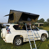 Tente de Toit Moderne Légère pour Voiture, Campement Auto Extérieur 4-6 Personnes, Tente de Toit de Voiture 4x4 en Aluminium pour le Camping