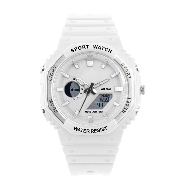 Dropshipping Watch Low MOQ Wholesale Analog Sport Waterproof Custom Logo Mens Style OEM LCD Digital Watches