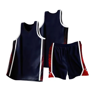 Maillot de basket-ball en mesh personnalisé avec le nom de l'équipe, 100% polyester, respirant, anti-humidité, séchage rapide, unisexe adulte, vente en gros - Product Image 3