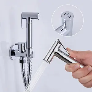 Frap Groothandel Bidet Kraan Messing Badkamer Bidet Mixer Kraan Hand Douche Set Moslim Kraan F7501