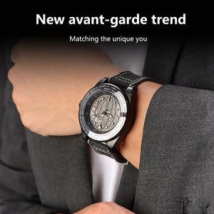 Bracelet en caoutchouc fluoré point cuir de Crocodile dôme manuel cristal bon <span class=keywords><strong>prix</strong></span> mécanique balayage Min montre à main <span class=keywords><strong>NH35</strong></span> montre - Product Image 3