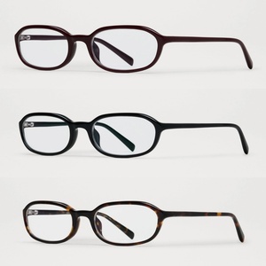 Finewell 2509F Monturas Ópticas Ovaladas Pequeñas de Acetato de Alta Calidad, Diseños Vintage, Gafas con Logotipo Personalizado para Hombre y Mujer - Product Image 1